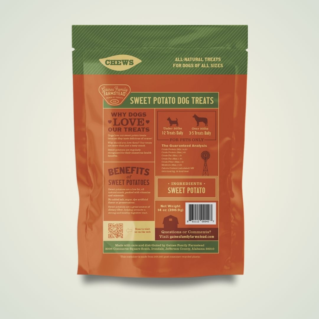 Gaines SwPotato Chews 14oz - Image 2