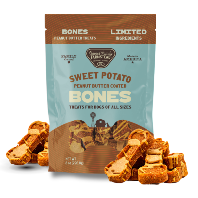 Gaines PB Coat Swt.Pot Bones 8oz
