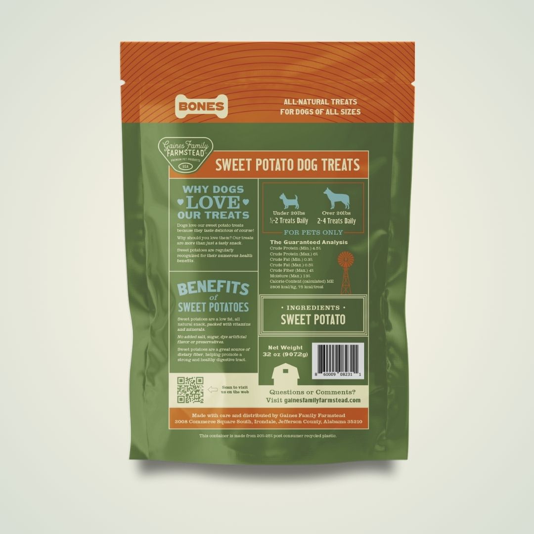 Gaines Sweet Potato Bones 14oz - Image 2