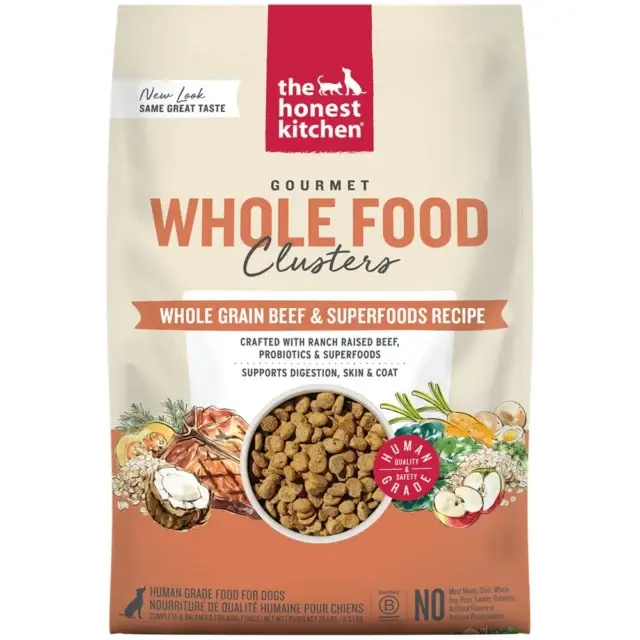 The Honest Kitchen Clusters Whole Grain Beef & Oats Recipe