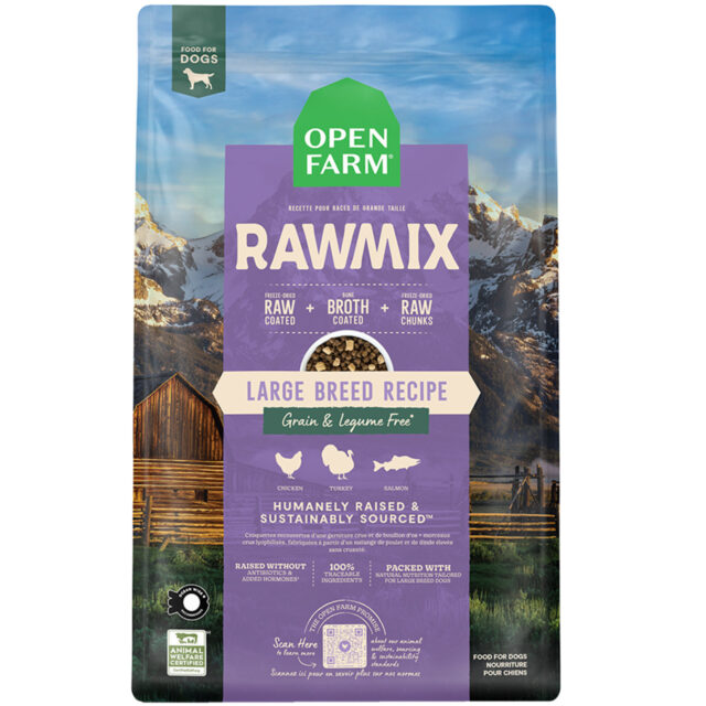 Open Farm Rawmix Grain-Free Large Breed Recipe 20lbs