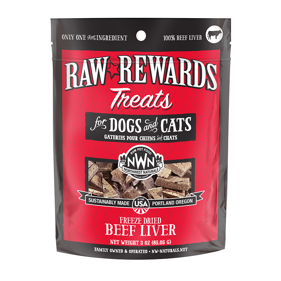 NWN Raw Rewards Beef Hearts 3oz