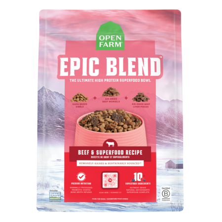 Open Farm Epic Blend Beef & Superfood Recipe 3.5lbs