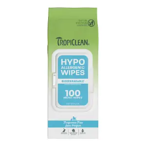 Tropiclean Hypoallergenic Pet Wipes 100ct