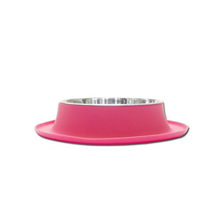Messy Mutts Pink Silicone Bow LG