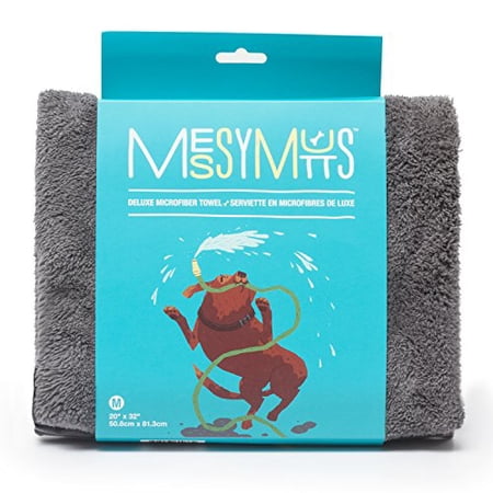 MessyMutts Micro Towel Gray MD