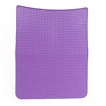 Messy Cat Litter Mat Purple