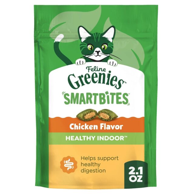 Greenies Feline Indoor Ckn 2.1oz