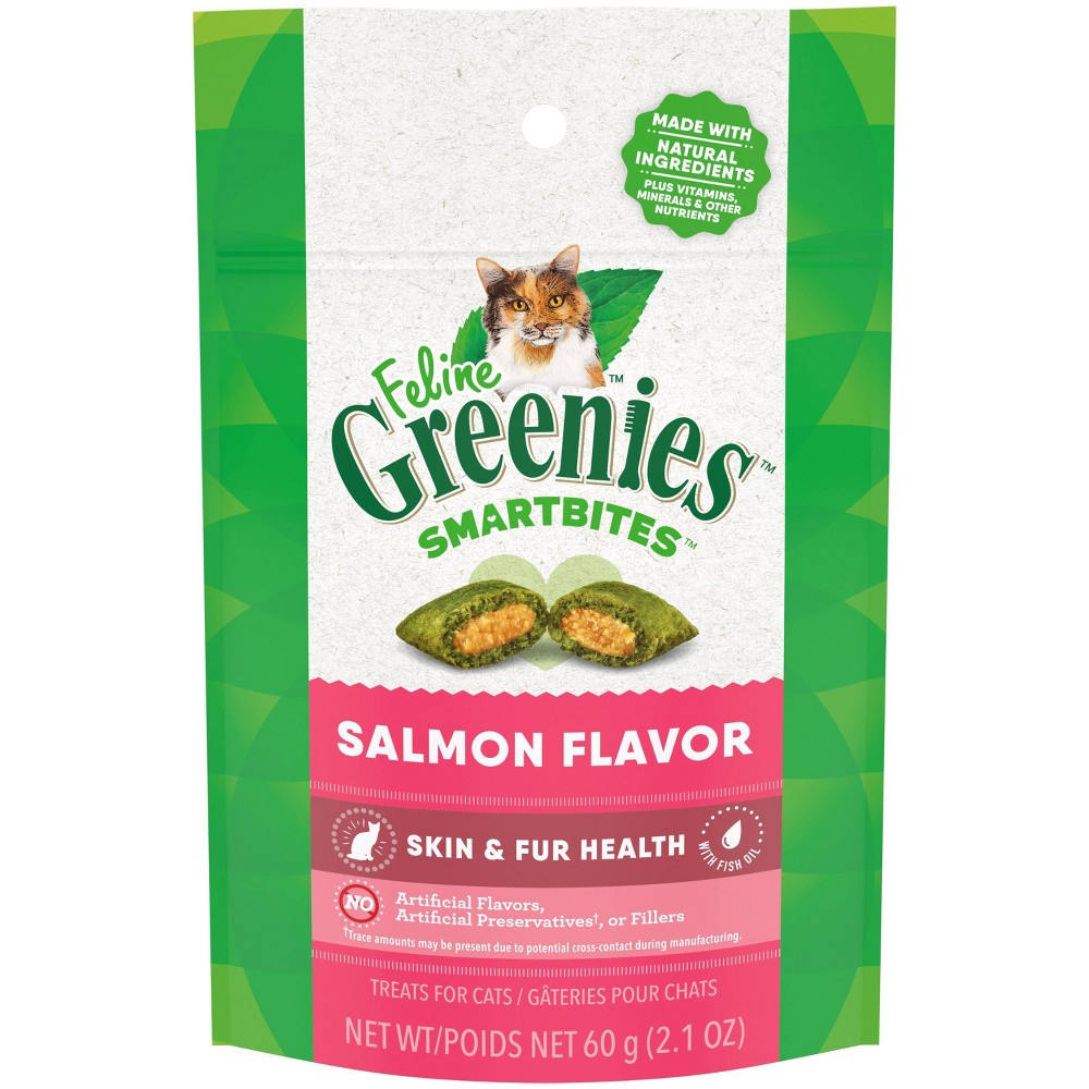 Greenies Feline S+F Salmon 2.1oz