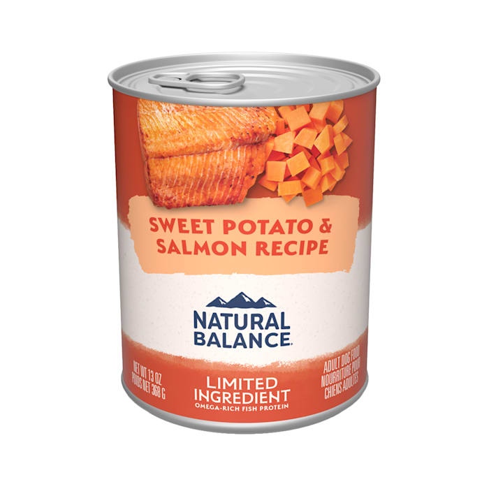Natural Balance LID Sweet Potato & Salmon Recipe 12ct/13oz