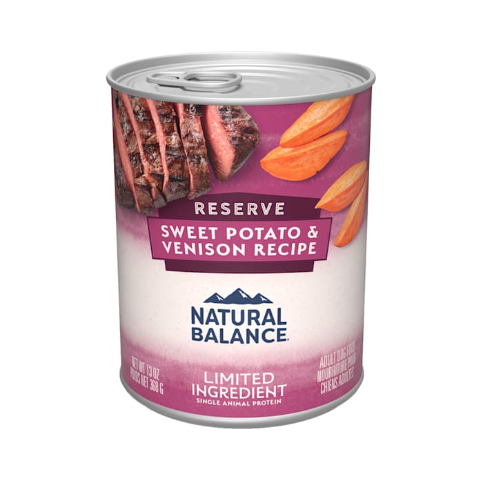 Natural Balance Reserve LID Sweet Potato & Venison Recipe 12ct/13oz
