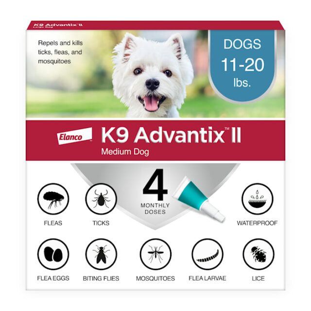 K9 ADVANTIX II 11-20lbs 4pk