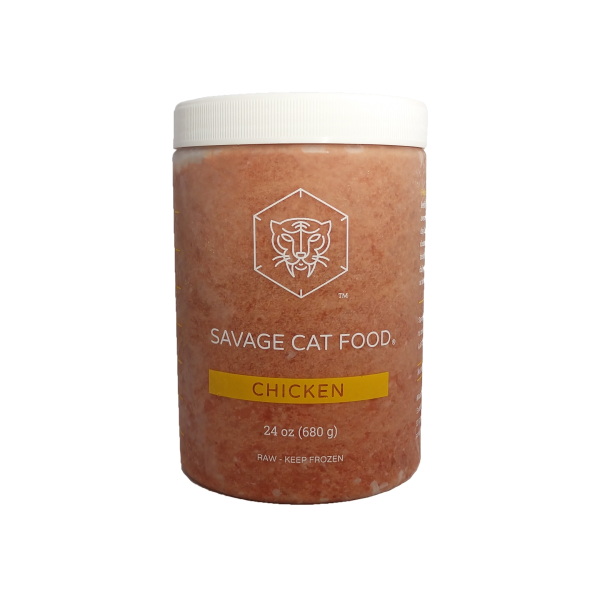 Savage Cat Chicken Tub 24oz