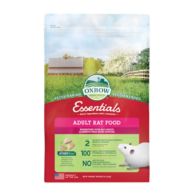 Oxbow Adult RAT Food 3lbs
