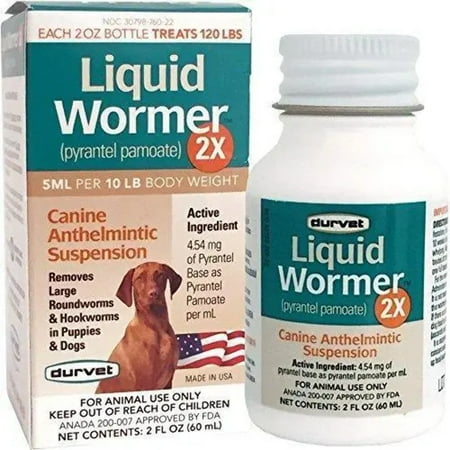 Durvet Liquid dewormer 2X 2oz