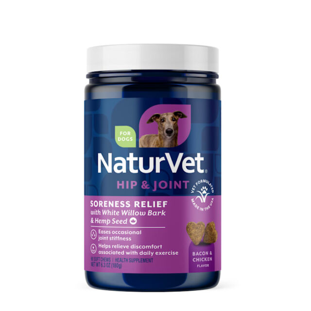 Naturvet Hemp Aches/Disc. 60ct