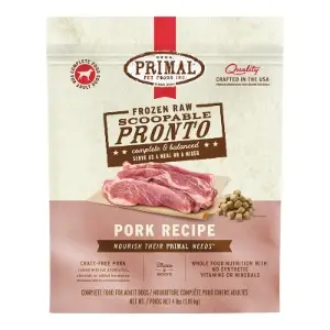 Primal Frozen Raw Scoopable Pronto Pork Recipe 4lbs