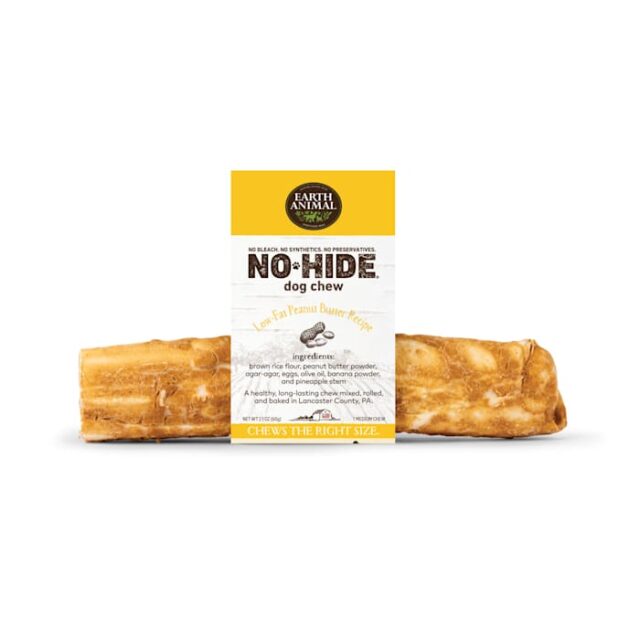 Earth Animal No-Hide Rolls Peanut Butter Vegetarian Recipe Natural Rawhide Alternative Dog Chew