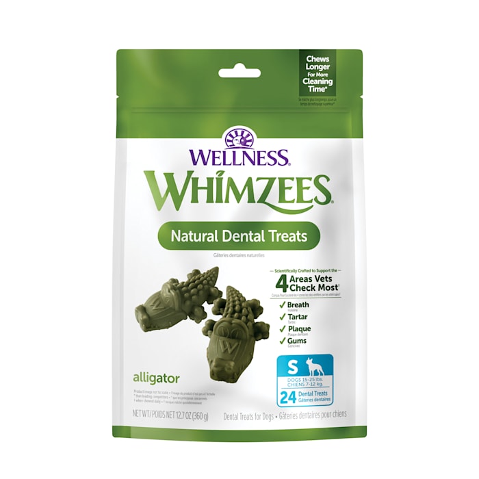 Whimzees Alligator SM 24ct 12.7z