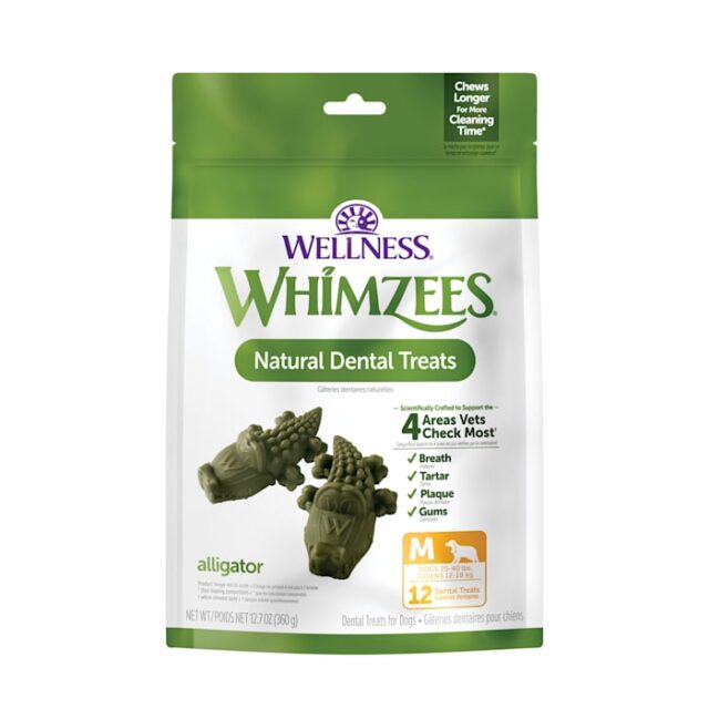 Whimzees Alligator MD 12ct 12.7z