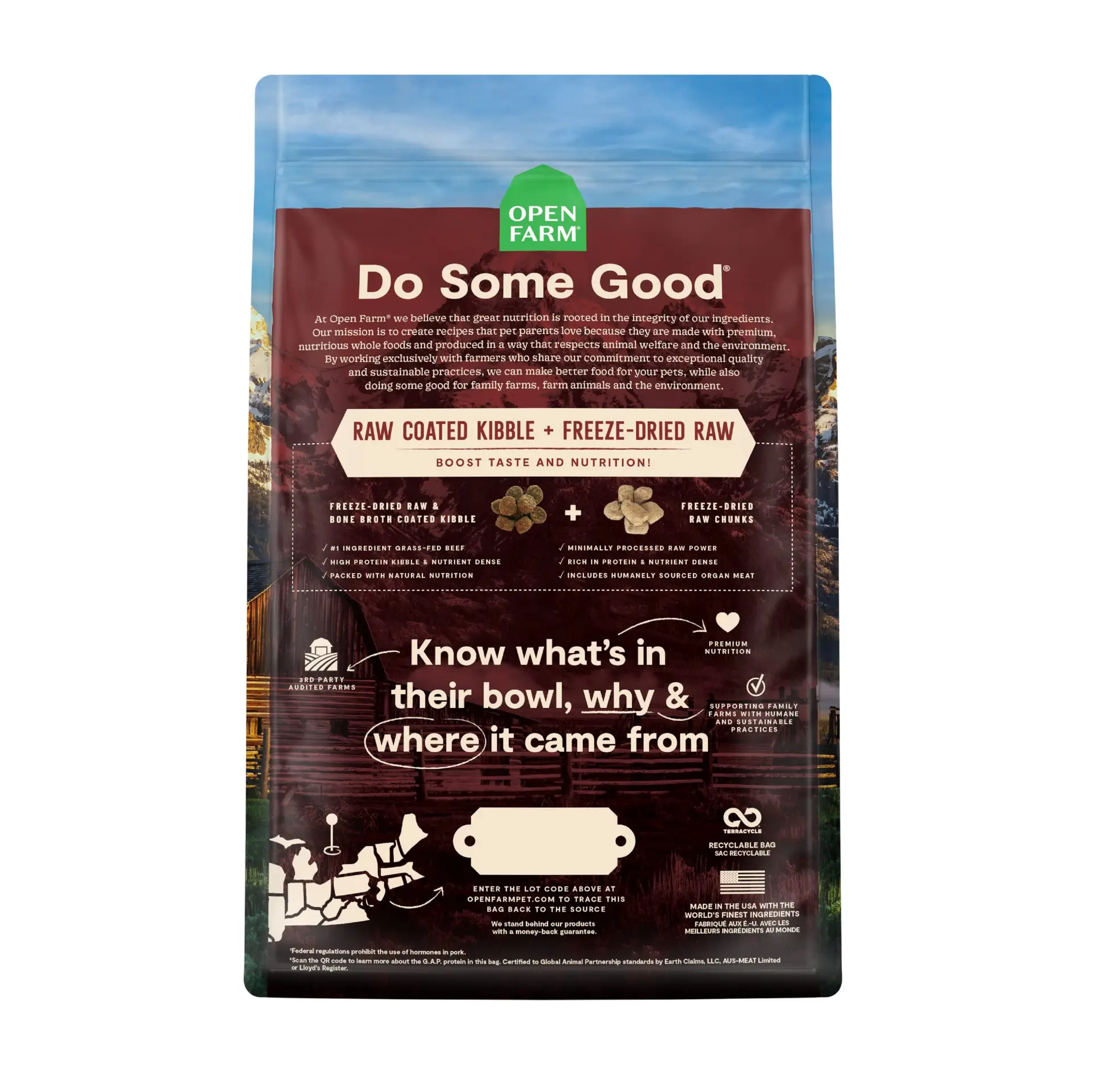 Open Farm Rawmix Front Range & Ancient Grains Recipe - Image 2