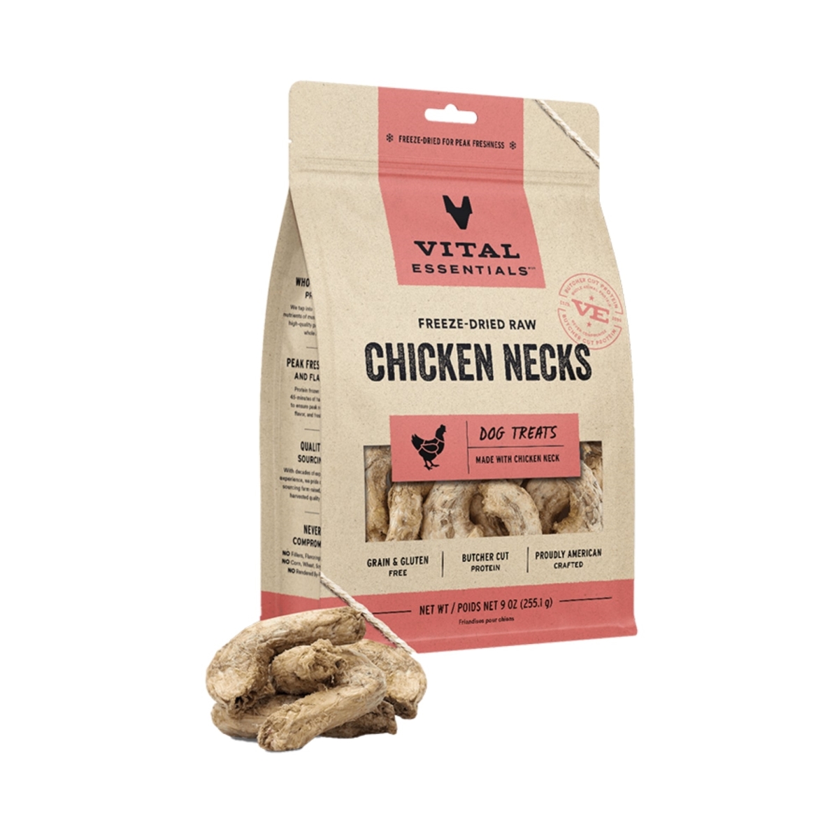 VE FD Raw Chicken Necks 9oz