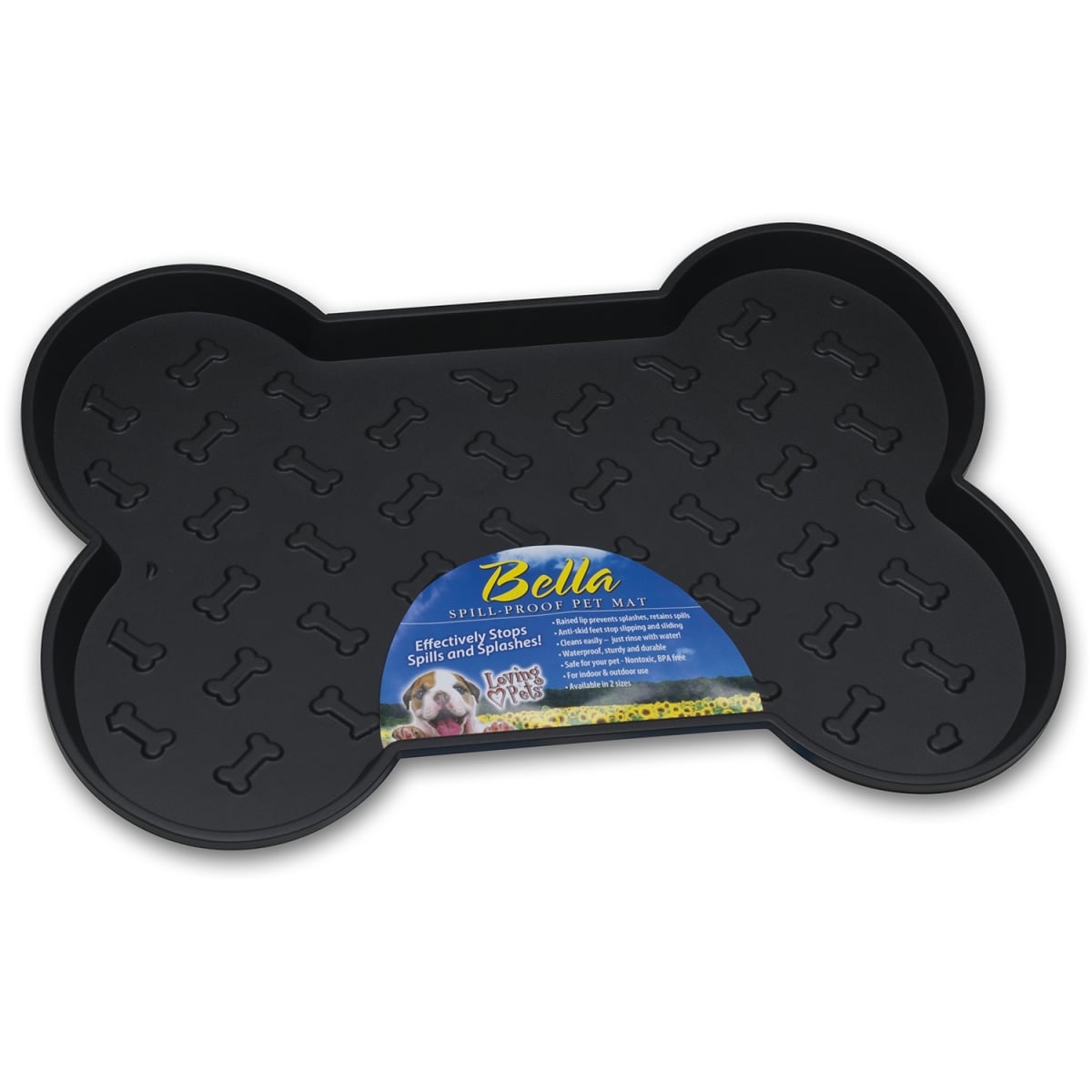 LP Spill-Proof Bone Mat Black LG