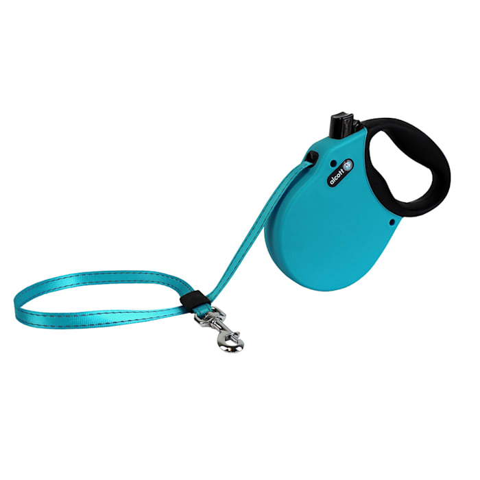 Alcott Retractable Leash Blue MD