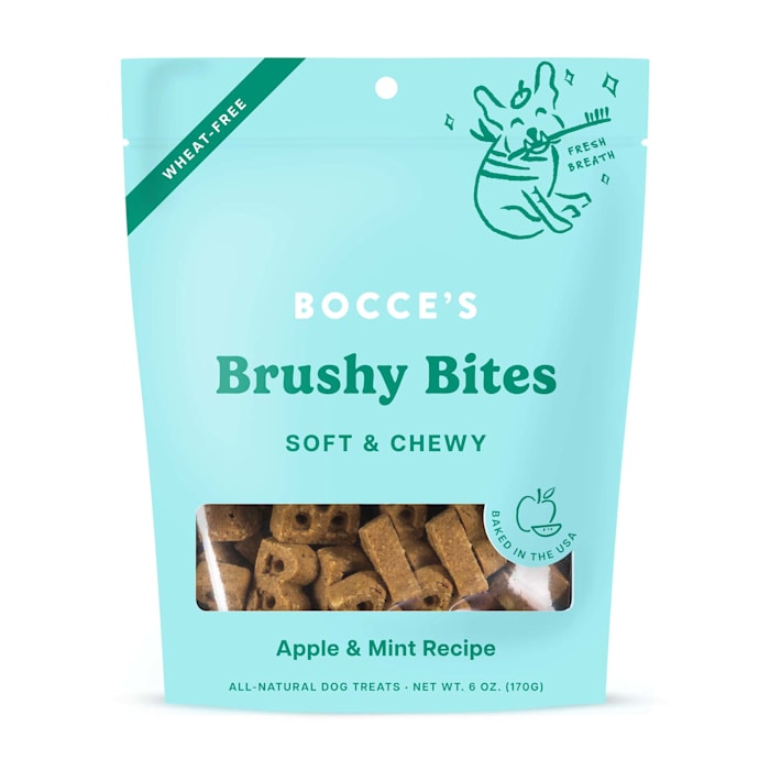 Bocce's Bakery Brushy Bites Soft & Chewy 6oz