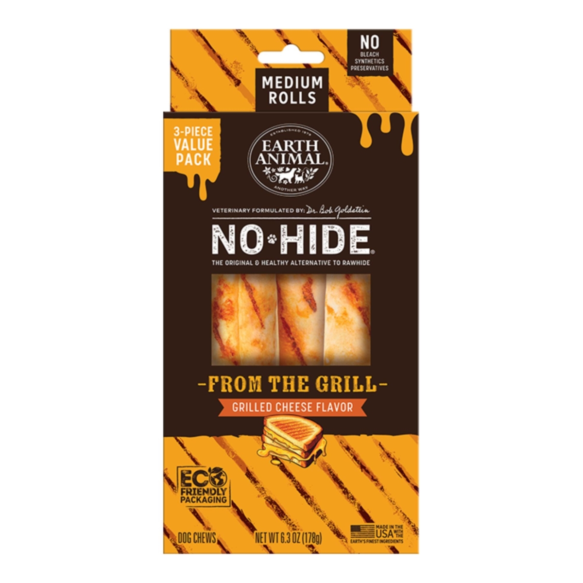 No Hide Grilled Cheese 7" 3pk