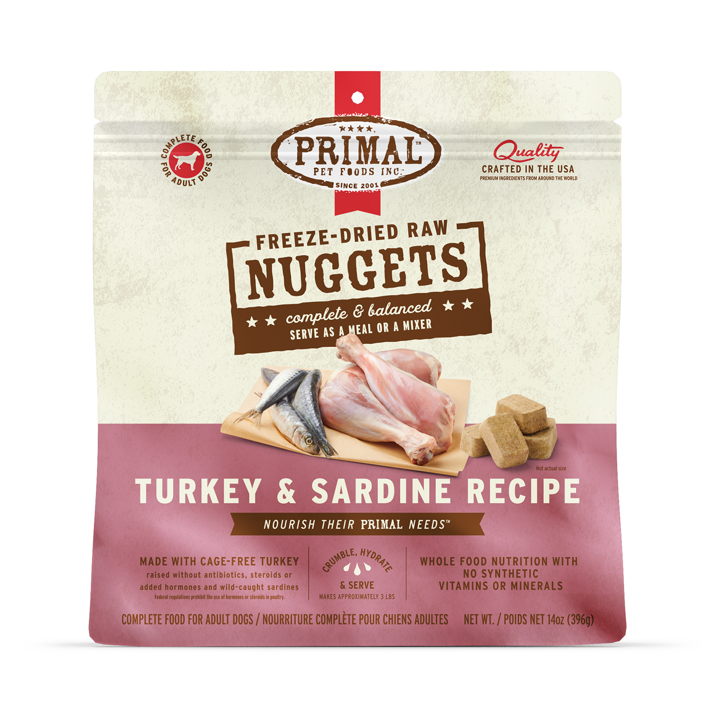 Primal FD Nuggets Turk/Sard 5.5z
