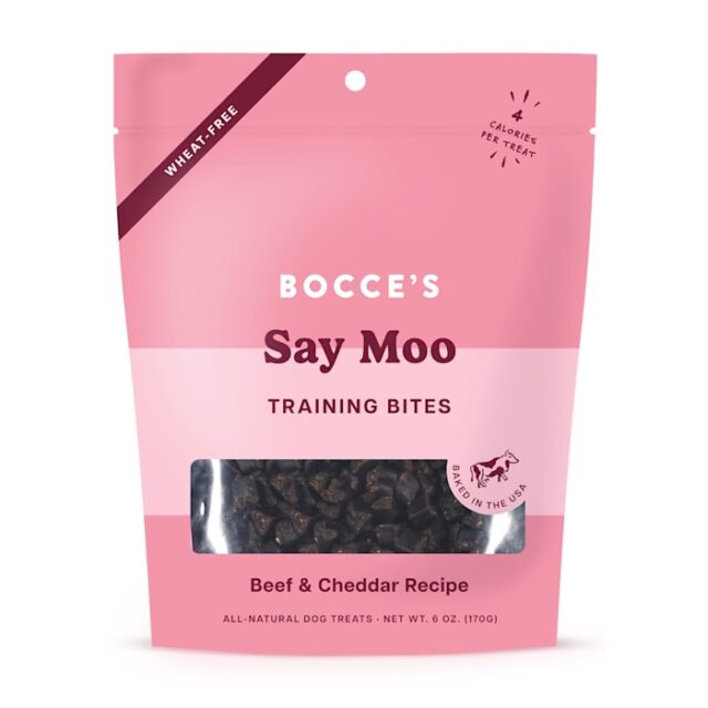Bocce’s Bakery Say Moo Training Bites 6oz