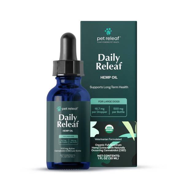 PetReleaf CBD Oil 500mg LG Dog