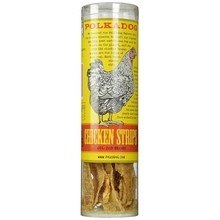 Polkadog Ckn Strips Jerky 4oz