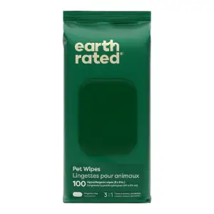 Earth Rated Hypo Wipes 100ct