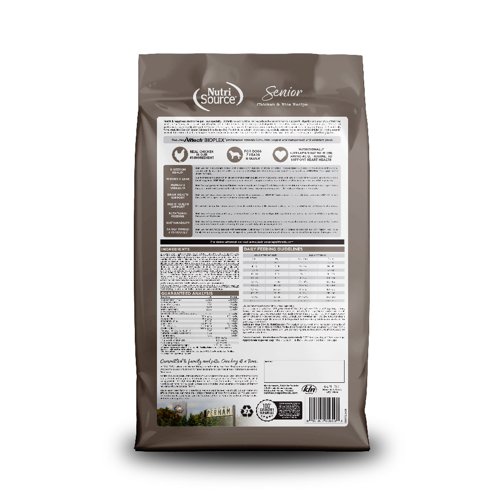 NutriSource Senior C/R 12lbs - Image 2