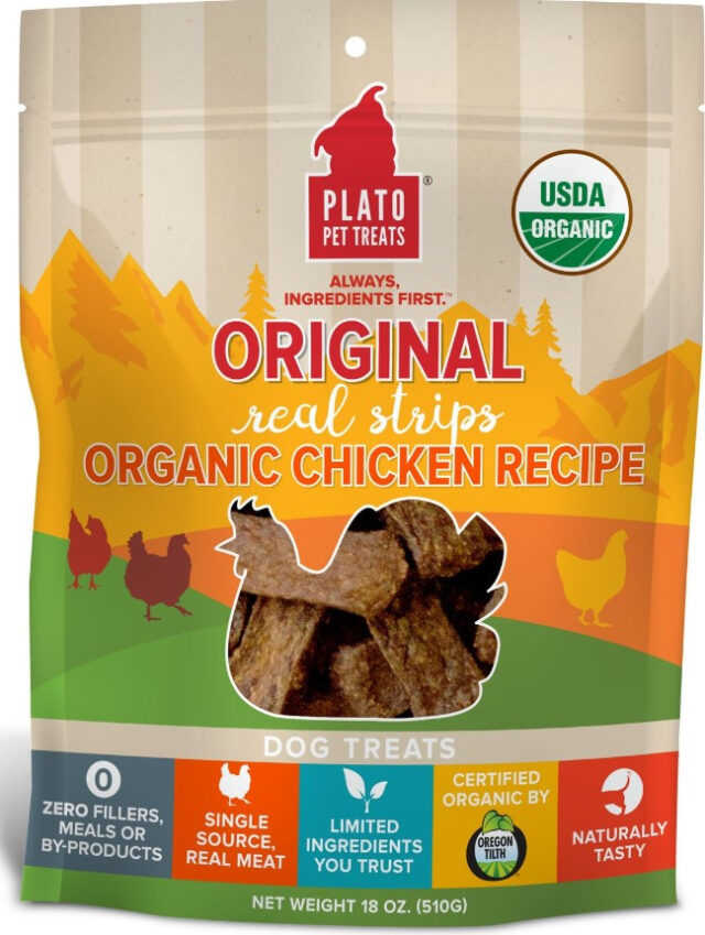 Plato Organic Chicken Strips 18z