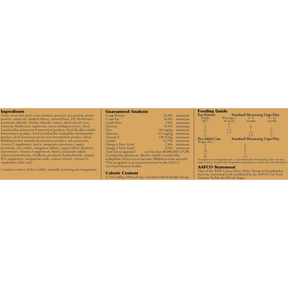 Taste of the Wild Canyon River Feline Recipe with Trout & Smoke-Flavored Salmon Grain-Free Dry Cat Food - Image 2