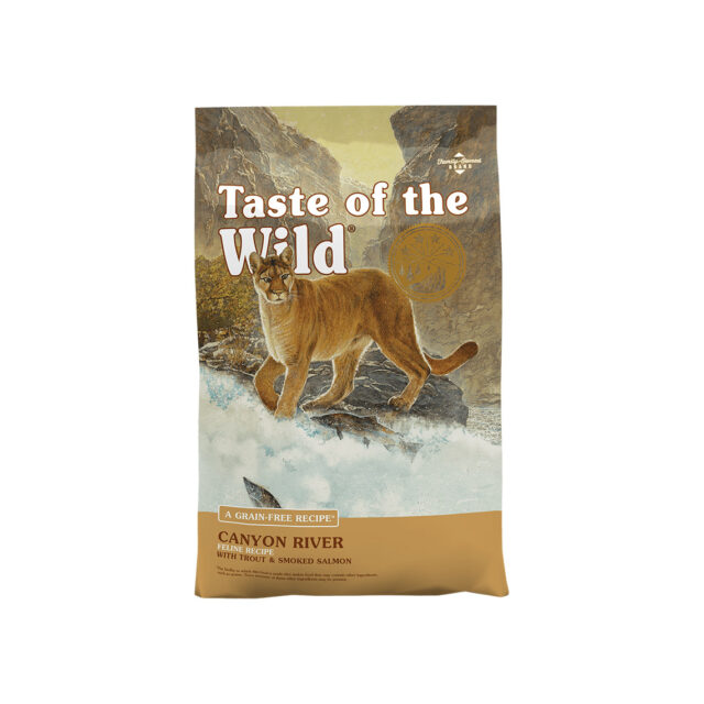 Taste of the Wild Canyon River Feline Recipe with Trout & Smoke-Flavored Salmon Grain-Free Dry Cat Food