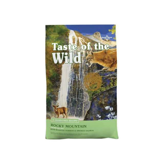 Taste of the Wild Rocky Mountain Feline Recipe with Roasted Venison & Smoke-Flavored Salmon Grain-Free Dry Cat Food