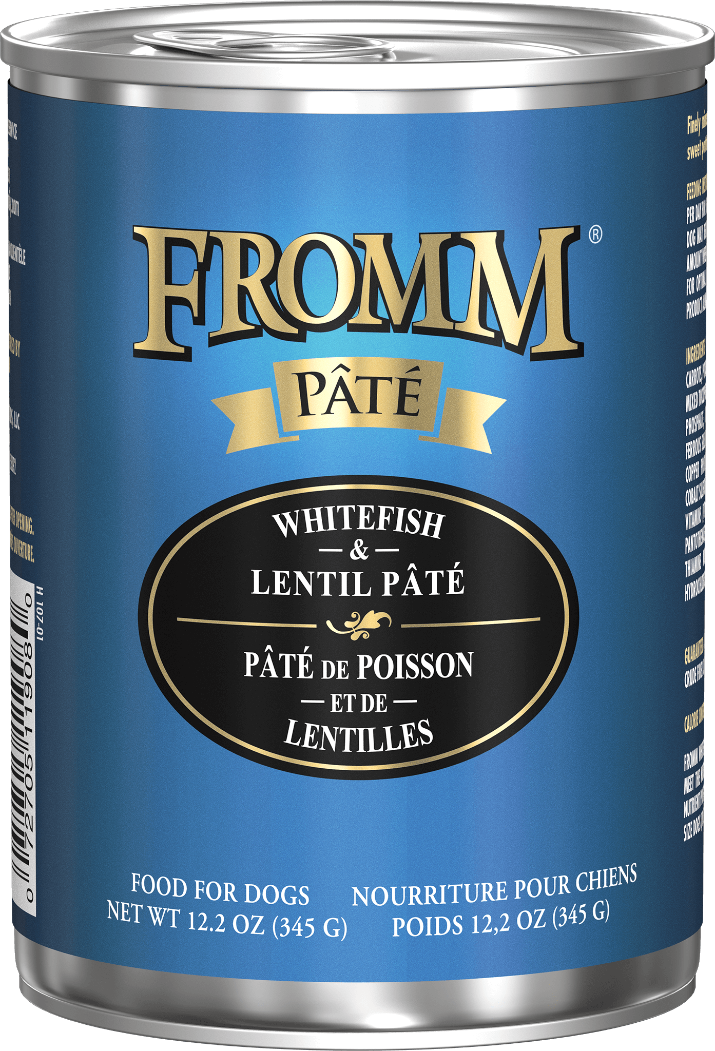 Fromm Whitefish&Lentil Pate 12.2