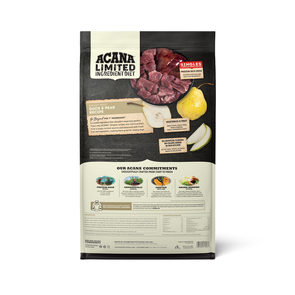 Acana LID Duck & Pear Recipe - Image 2