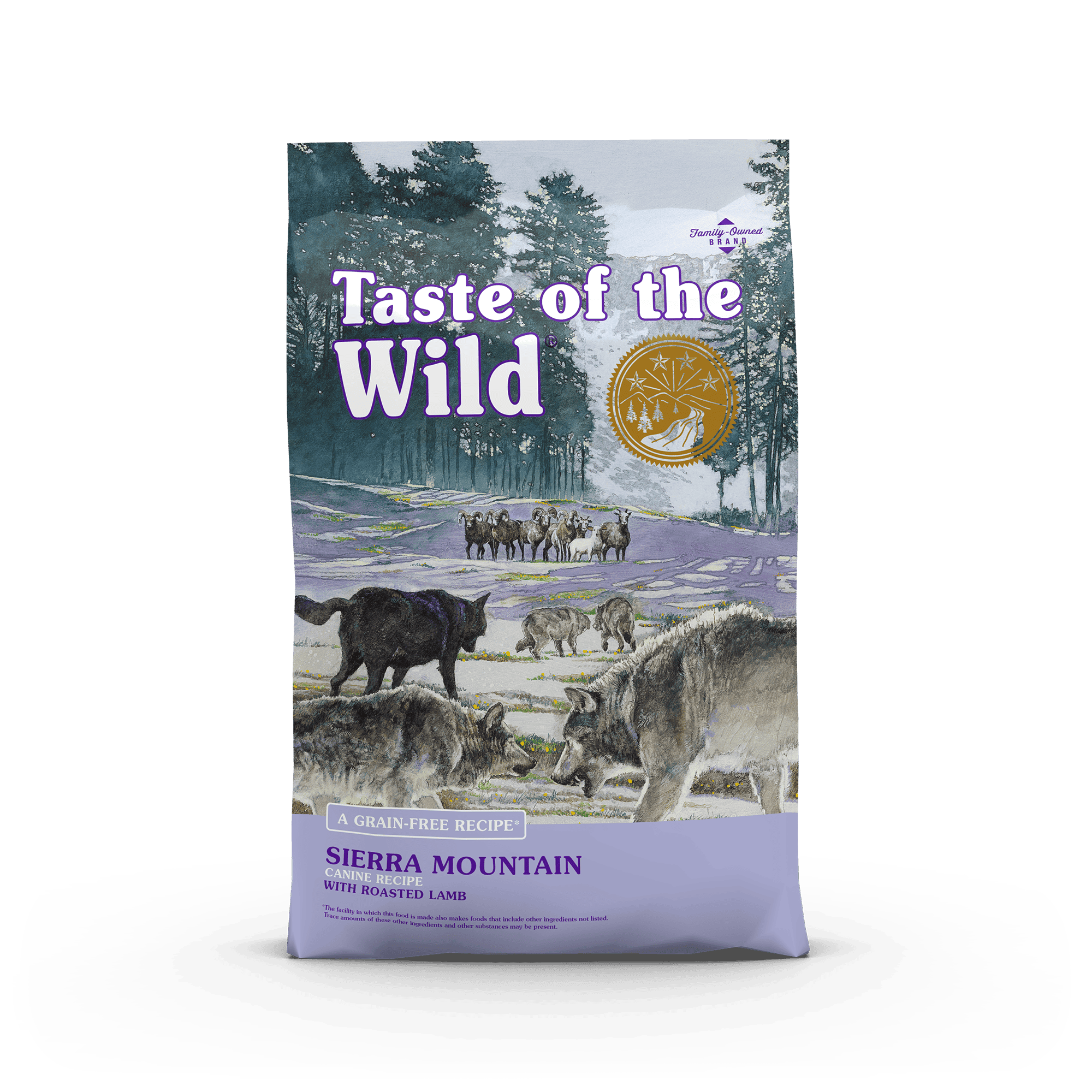 Taste of the Wild Sierra Mountain Grain-Free Roasted Lamb Dry Dog Food