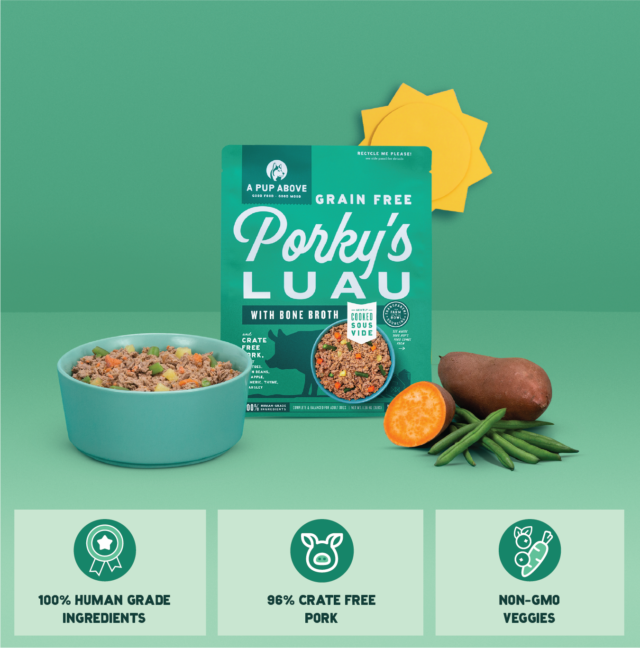 A Pup Above Grain-Free Porky’s Luau