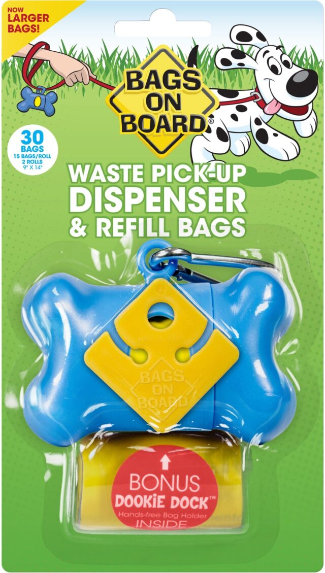 Waste pick-up dispenser pink
