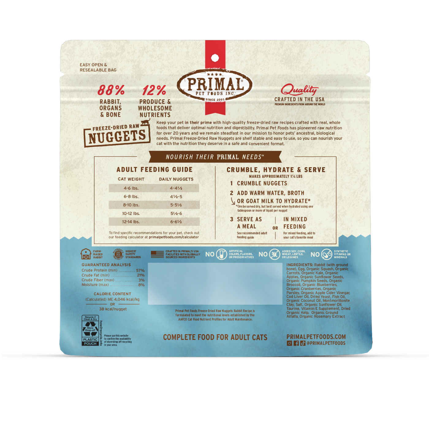 Primal C FD Nuggets Rabbit 14oz - Image 2