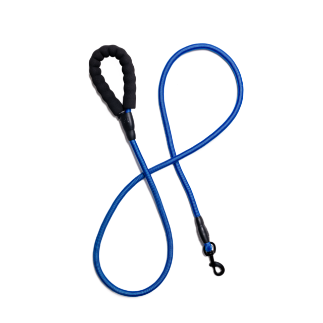 Bark Appeal Rope Leash Blue 4'