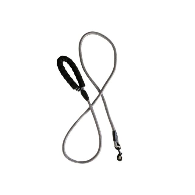 Bark Appeal Rope Leash Gray 6'