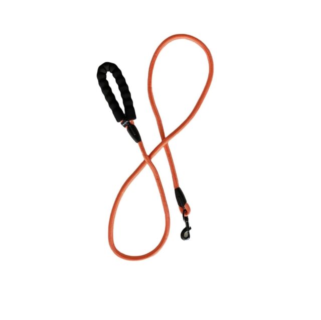 Bark Appeal Rope Leash Orange 6'