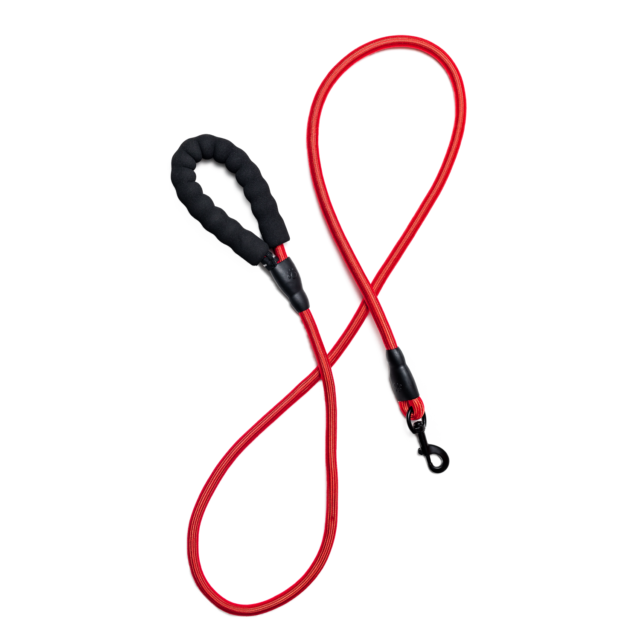 Bark Appeal Rope Leash Red 6'